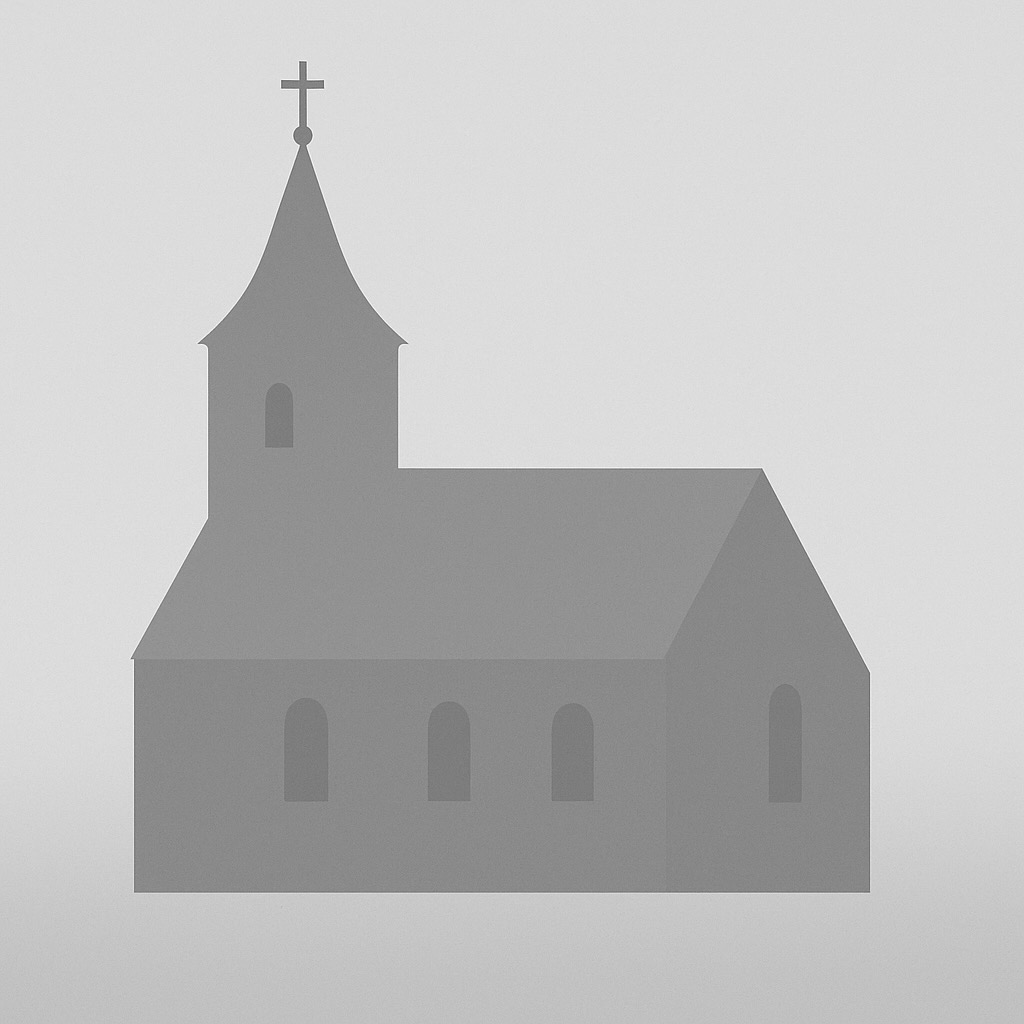 ausgegraute romanische Kirche