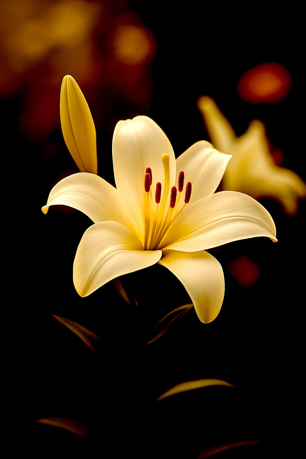 Lilienblüte, voll entfaltet