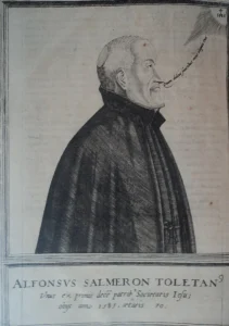 Historisches Porträt Alfonso Salmeróns, um 1602