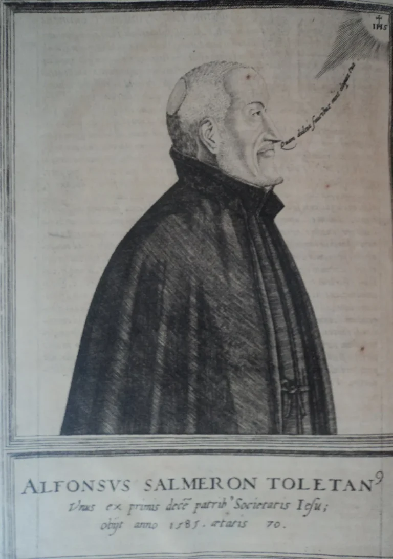 Historisches Porträt Alfonso Salmeróns, um 1602