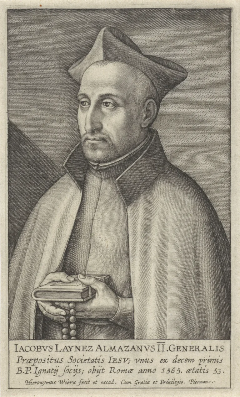 Historisches Porträt von Diego Laínez