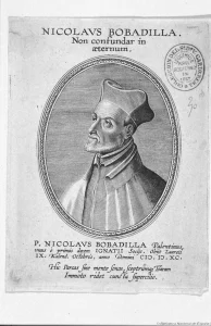 Historisches Porträt von Nicolás Bobadilla