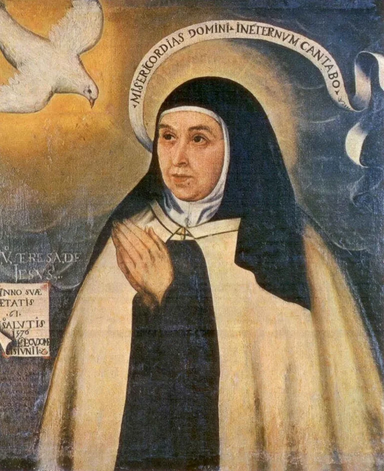 Teresa von Ávila im Porträt von Juan de la Miseria, 1576
